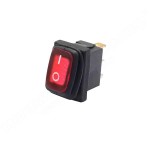 Кнопка KCD1-3-2 з підсвіткою IP65(червона)